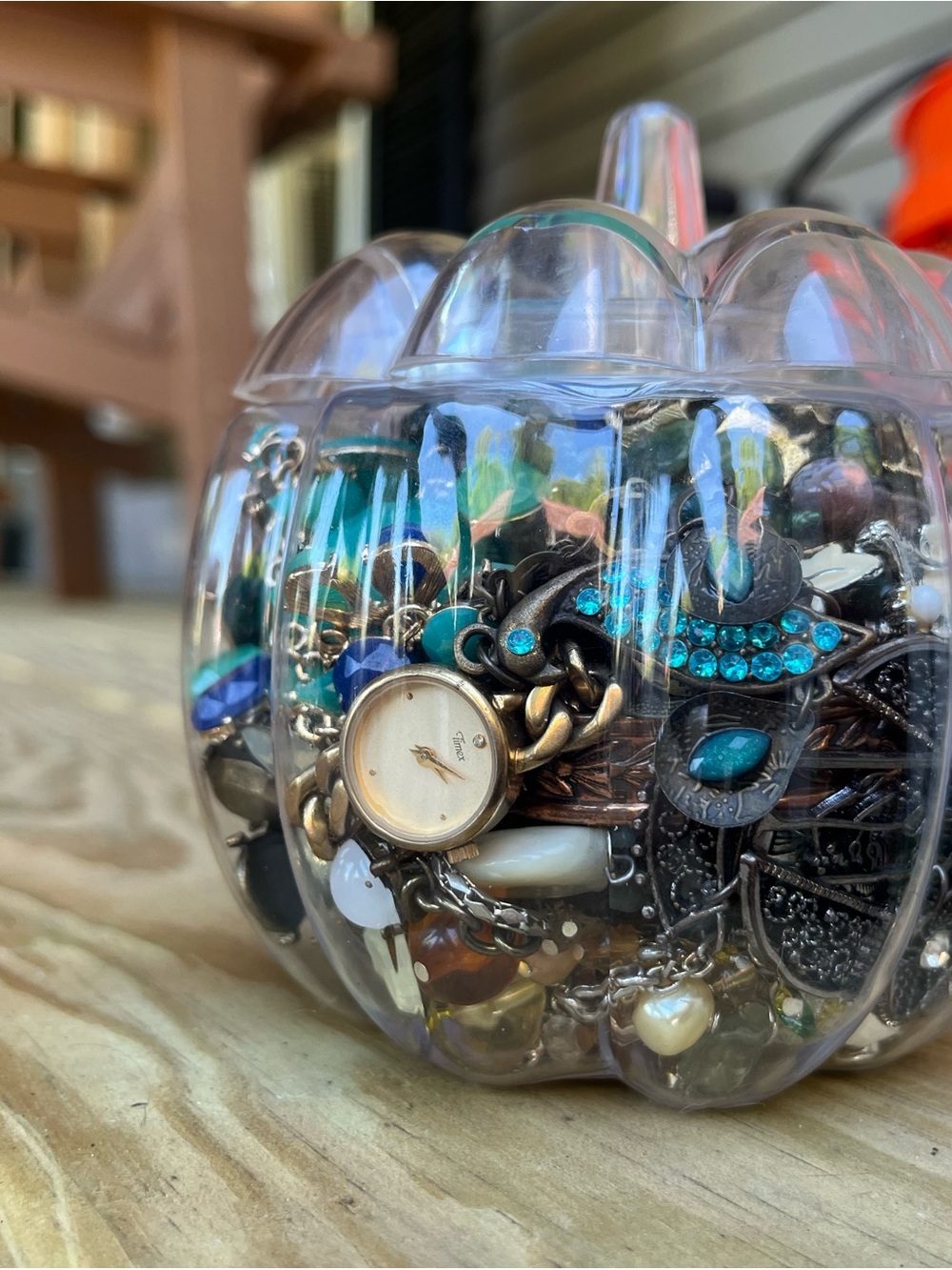 Nature/Earthy inspired Jewelry jar - Picture 2 of 5